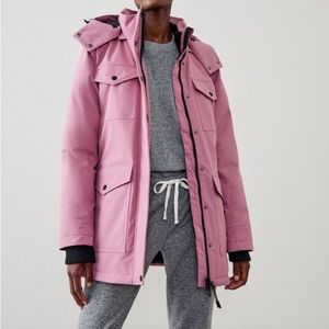 BNWT Roots Sustainable Parka Pink